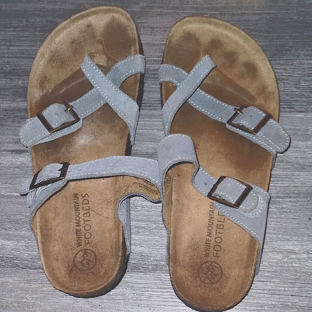 😍 Well Worn ALL LEATHER Sandals